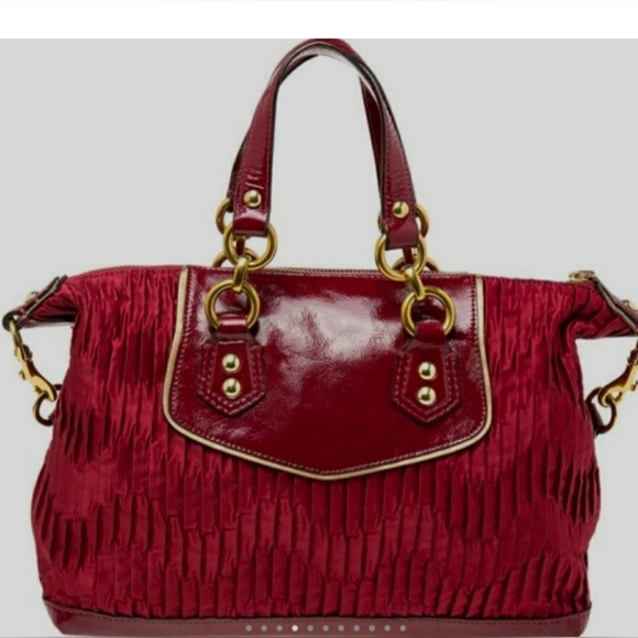 Coach Ashley Patent Satchel Hand Bag - Picture 2 of 6